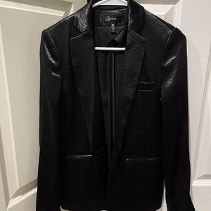 Satin AQUA blazer purchased from Bloomingdale’s